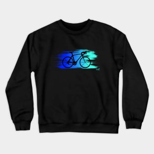 Bike speed blue Crewneck Sweatshirt